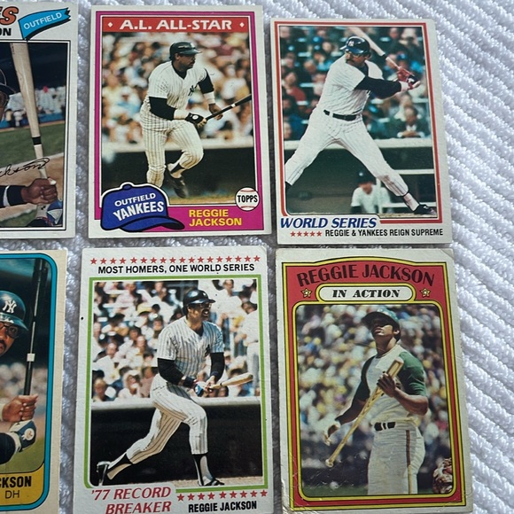 Reggie Jackson Baseball Card Collection - Picture 3 of 3